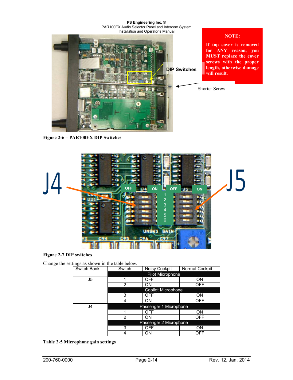 PS Engineering PDA360EX Installation Manual User Manual | Page 21 / 41