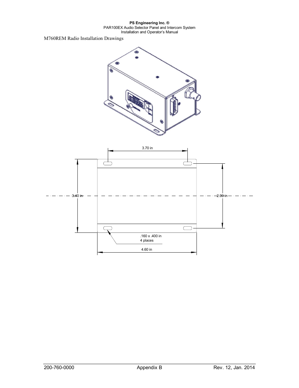PS Engineering PDA360EX Installation Manual User Manual | Page 39 / 41