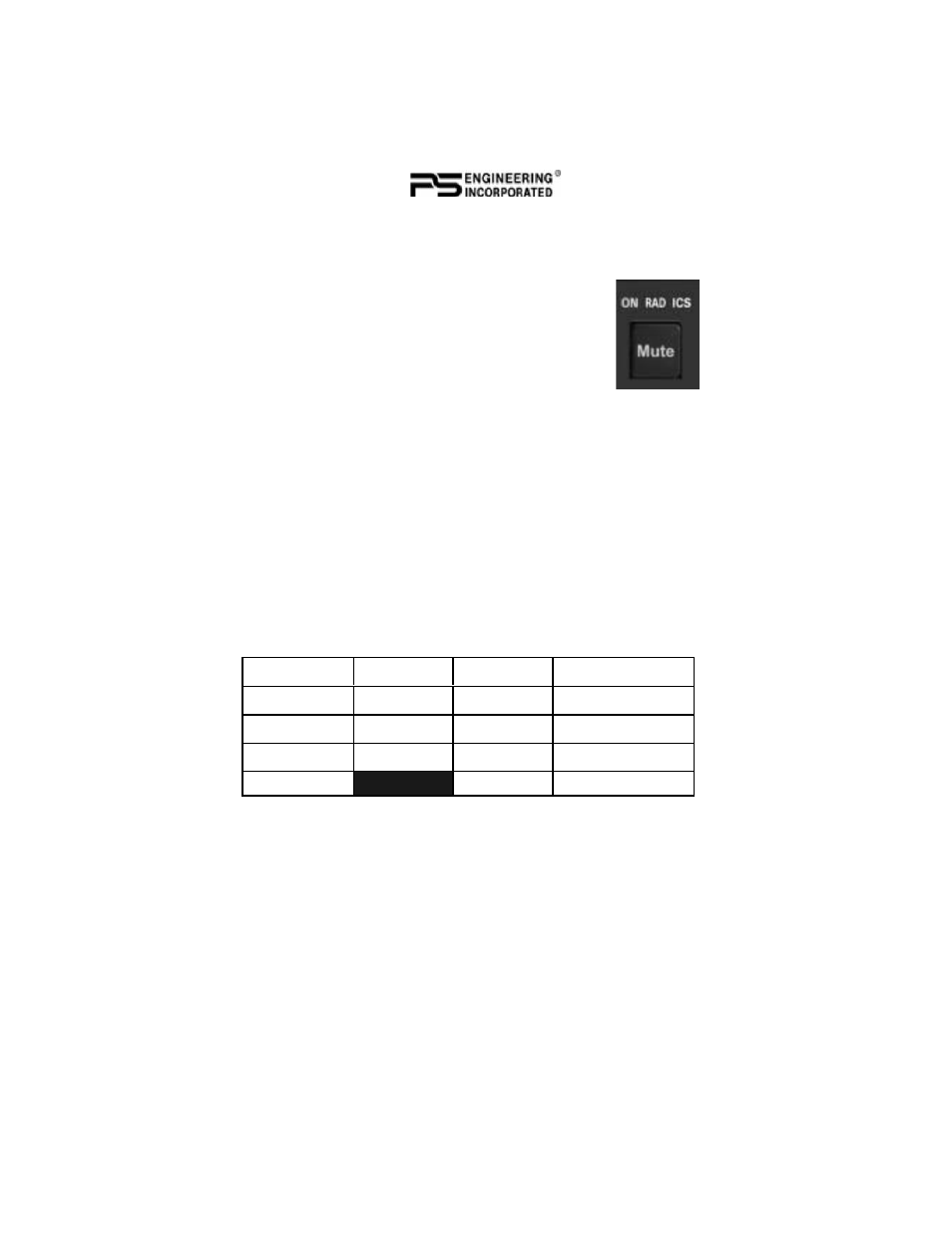 PS Engineering PAR200A Pilot’s Guide User Manual | Page 10 / 12