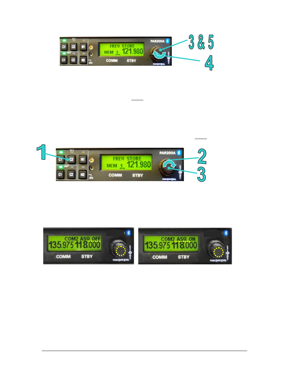 Radio squelch | PS Engineering PAR200A Installation Manual User Manual | Page 26 / 40