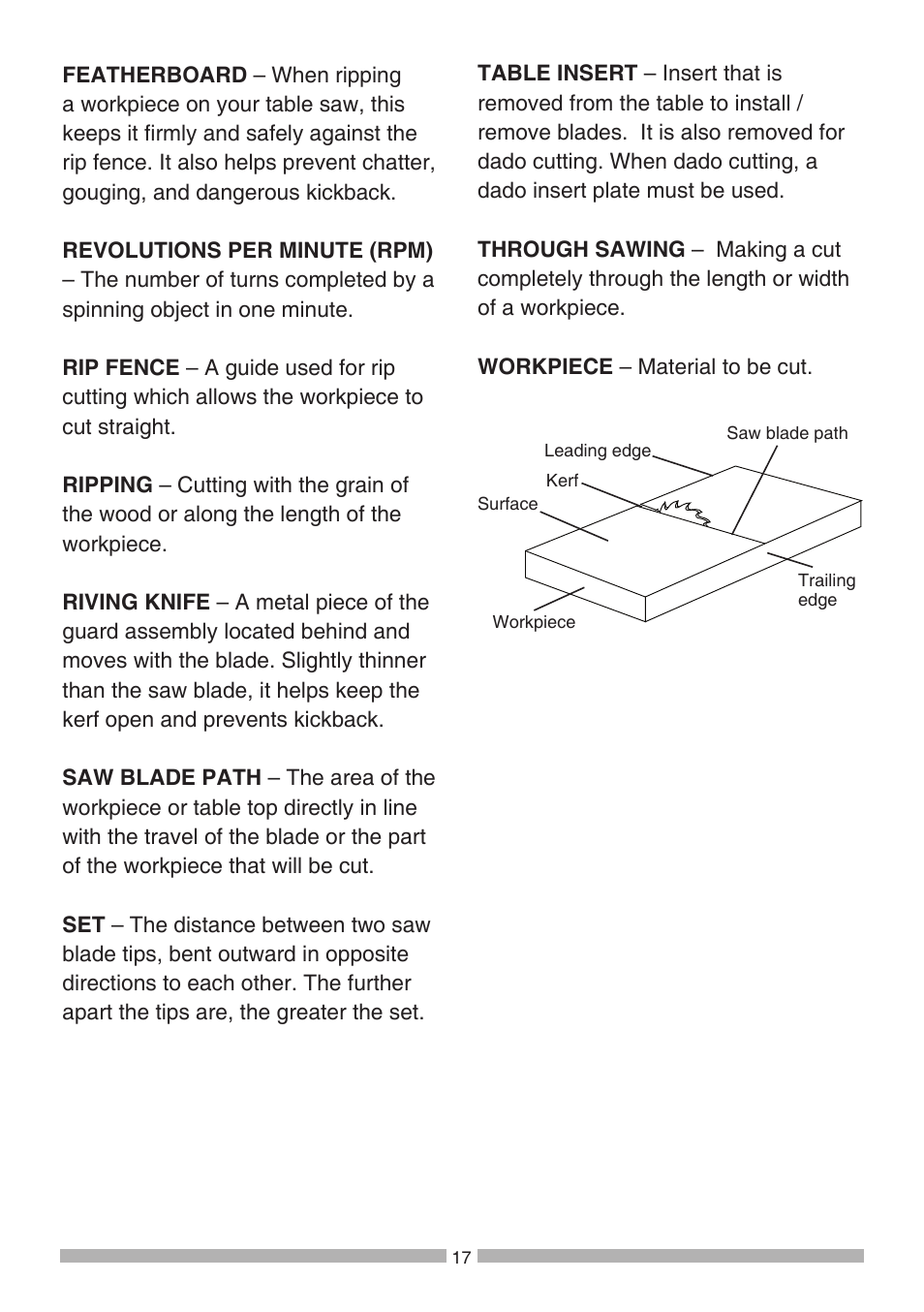 Craftsman 137.21807 User Manual | Page 17 / 56