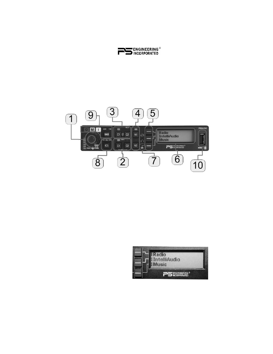 PS Engineering PMA450 Pilot’s Guide User Manual | Page 2 / 16