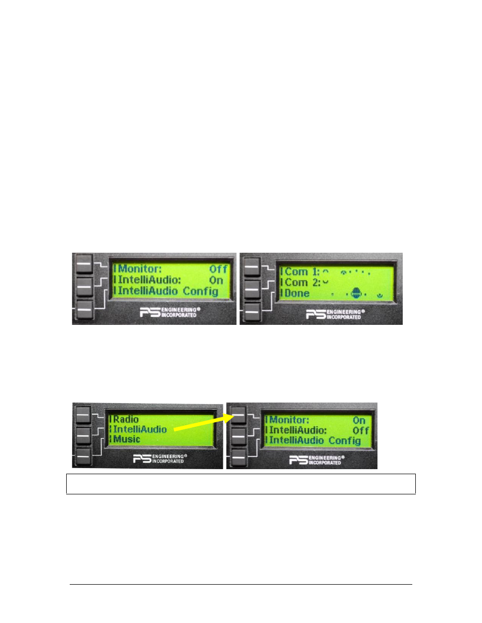 Swap mode (switch from com 1 to com 2 remotely), Intelliaudio® dimensional audio, Com monitor mode | Navaid selection (4) | PS Engineering PMA450 Installation Manual User Manual | Page 23 / 40