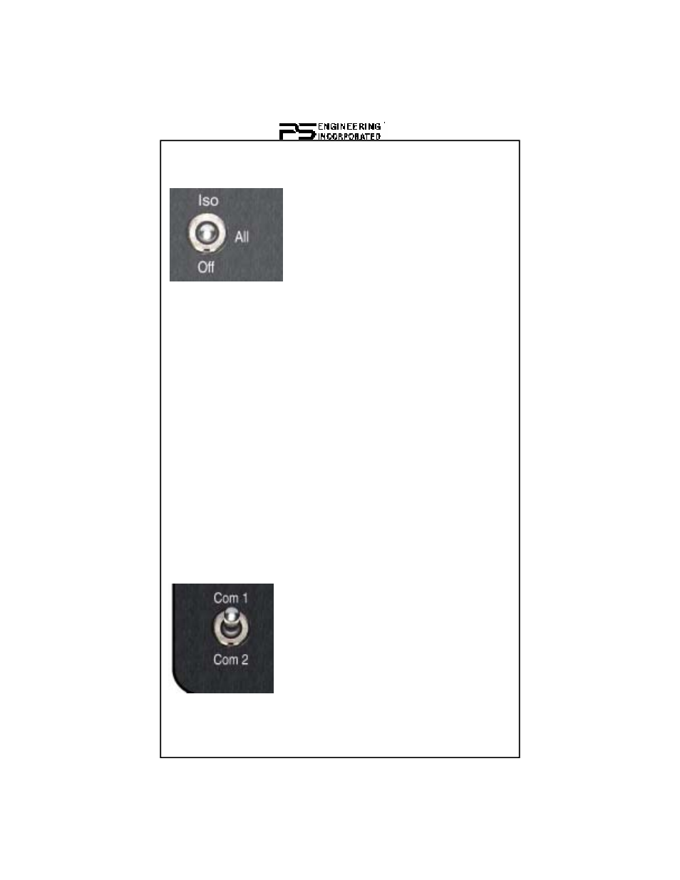 Intercom mode selector switch, Speaker amplifier, Microphone (transmit) selector switch | PS Engineering PMA4000 Pilot’s Guide User Manual | Page 3 / 8