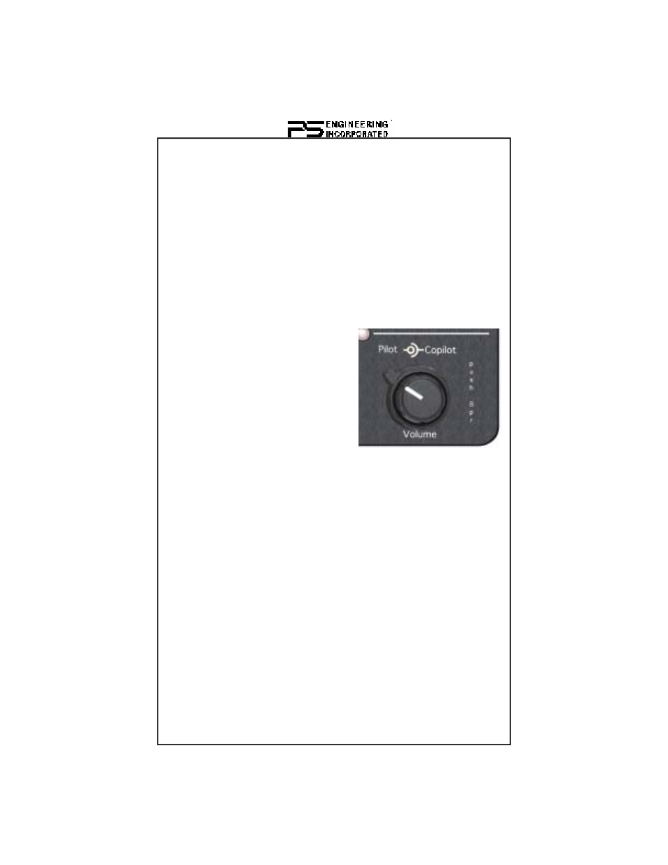 Volume control, Vox-squelch control | PS Engineering PMA4000 Pilot’s Guide User Manual | Page 4 / 8
