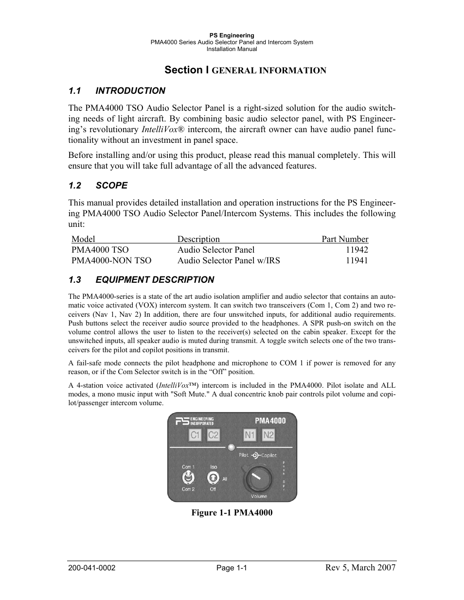PS Engineering PMA4000 Installation Manual User Manual | Page 4 / 23