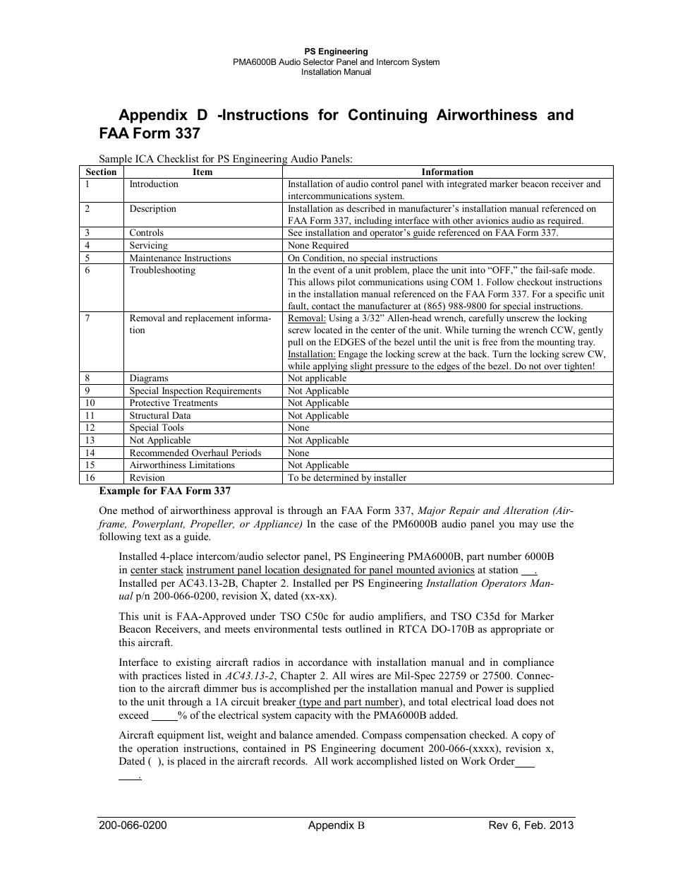 PS Engineering PMA6000B User Manual | Page 25 / 26