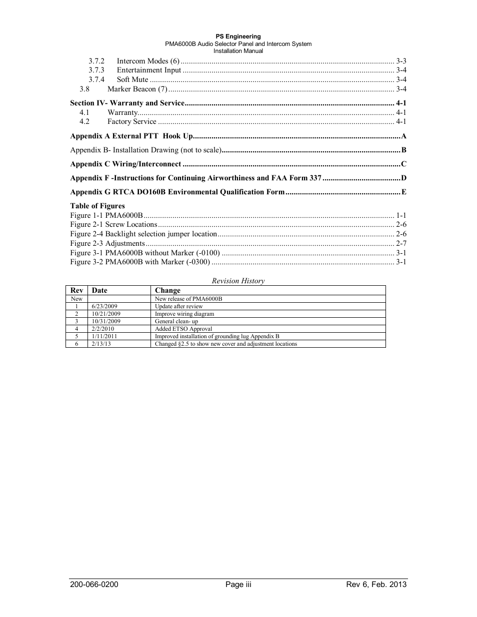 PS Engineering PMA6000B User Manual | Page 3 / 26