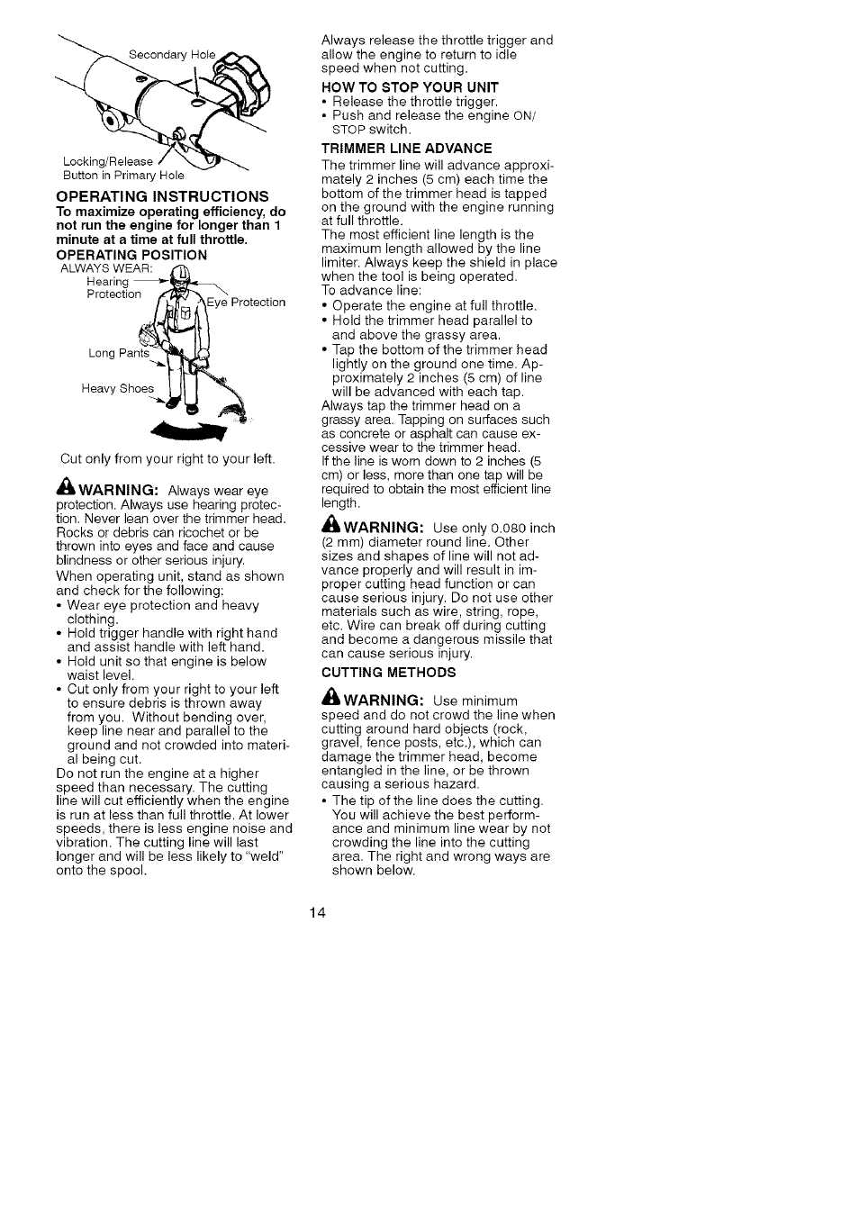Craftsman 358.791031 User Manual | Page 14 / 48