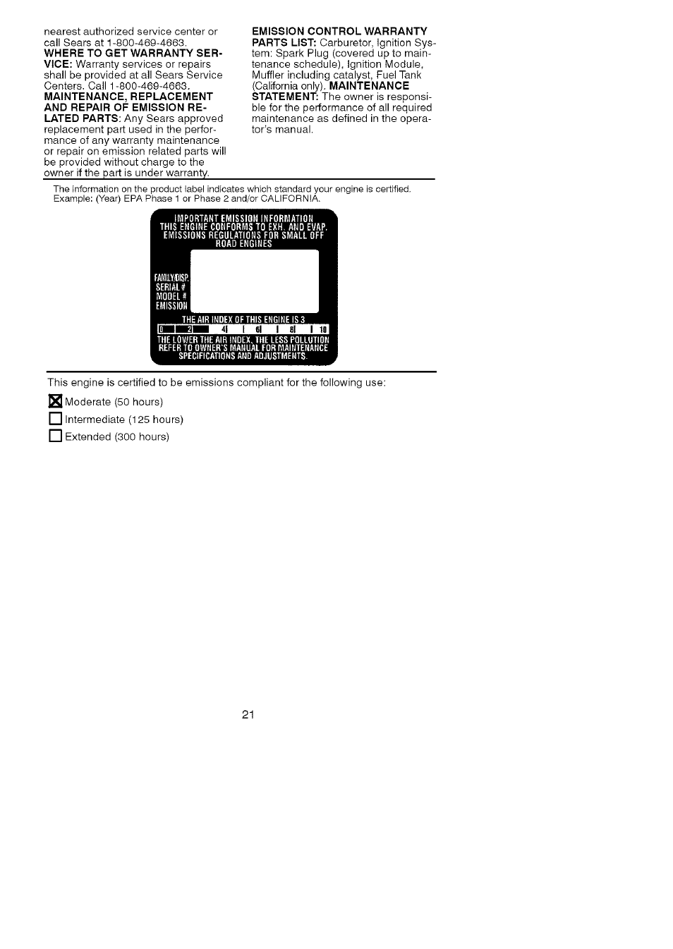 Craftsman 358.791031 User Manual | Page 21 / 48