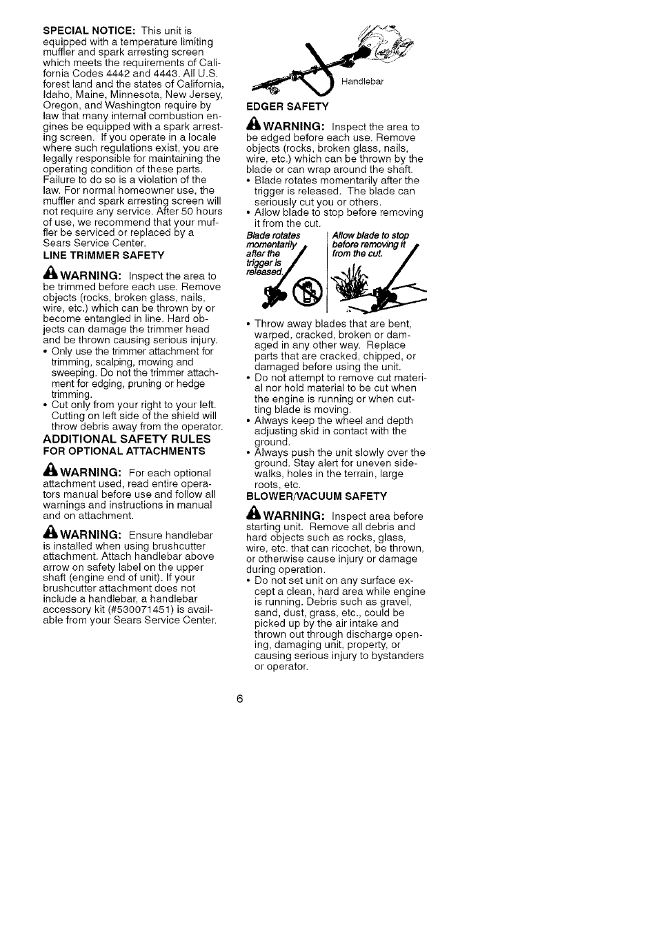 Craftsman 358.791031 User Manual | Page 6 / 48