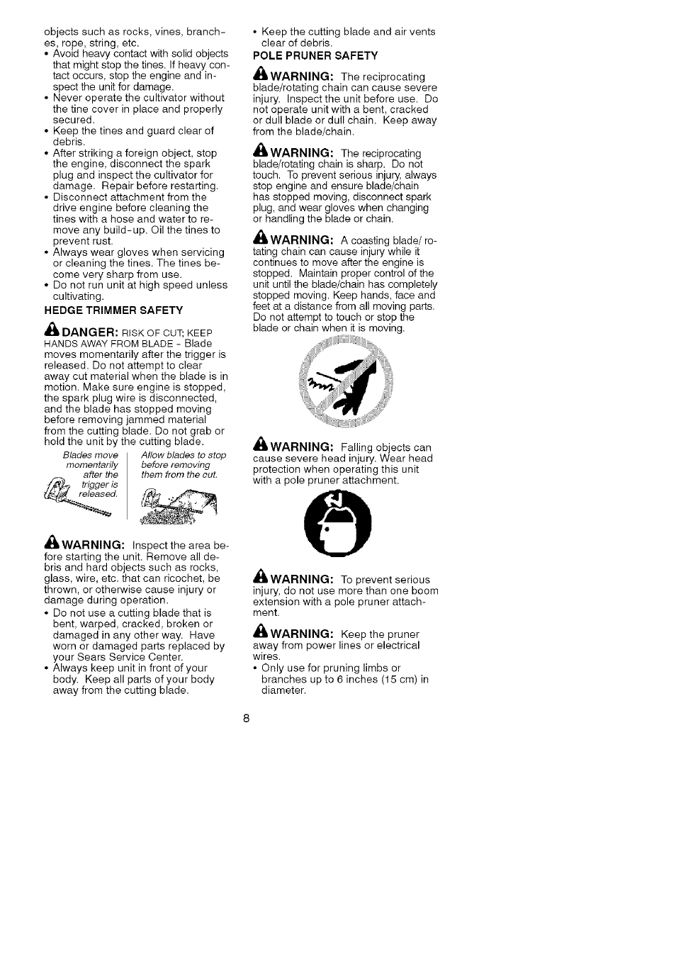 Craftsman 358.791031 User Manual | Page 8 / 48