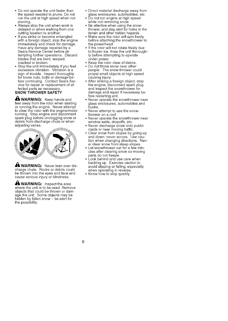 Craftsman 358.791031 User Manual | Page 9 / 48