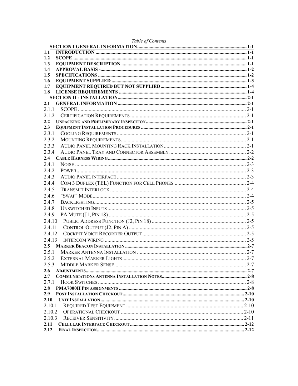 PS Engineering PMA7000H Installation Manual User Manual | Page 2 / 32