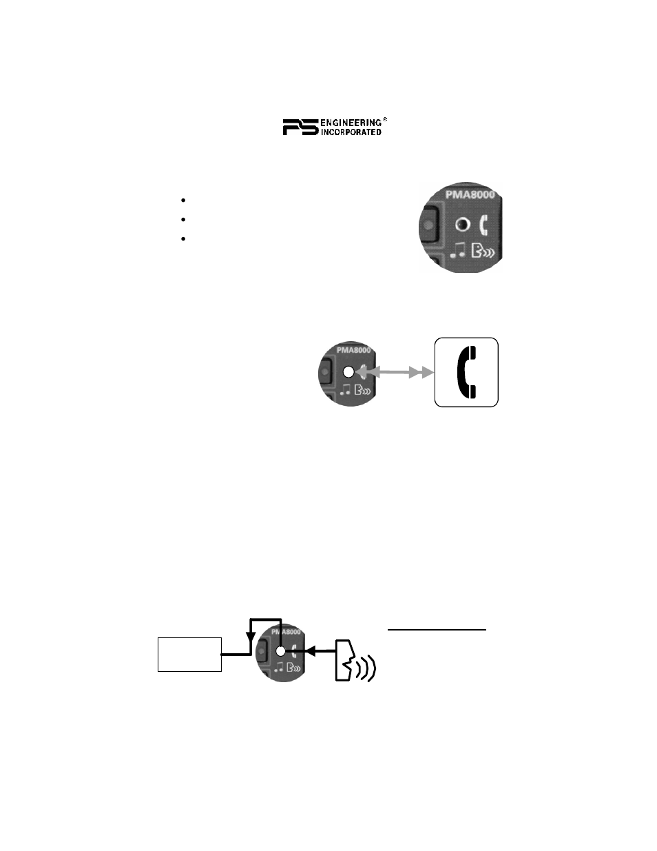 Utility jack | PS Engineering PMA8000B X User Manual | Page 10 / 16