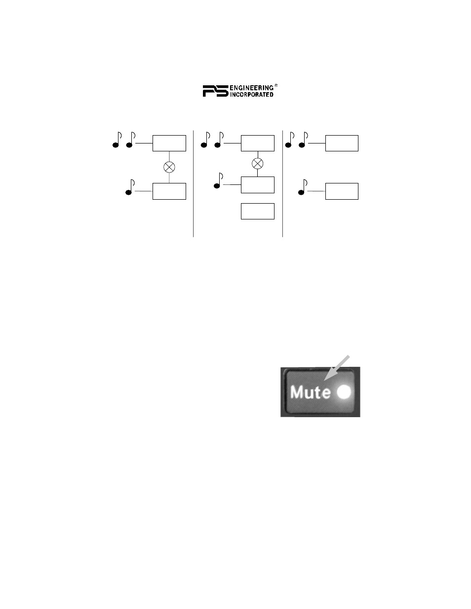 Music muting, Music distribution independent of intercom mode | PS Engineering PMA8000B X User Manual | Page 14 / 16
