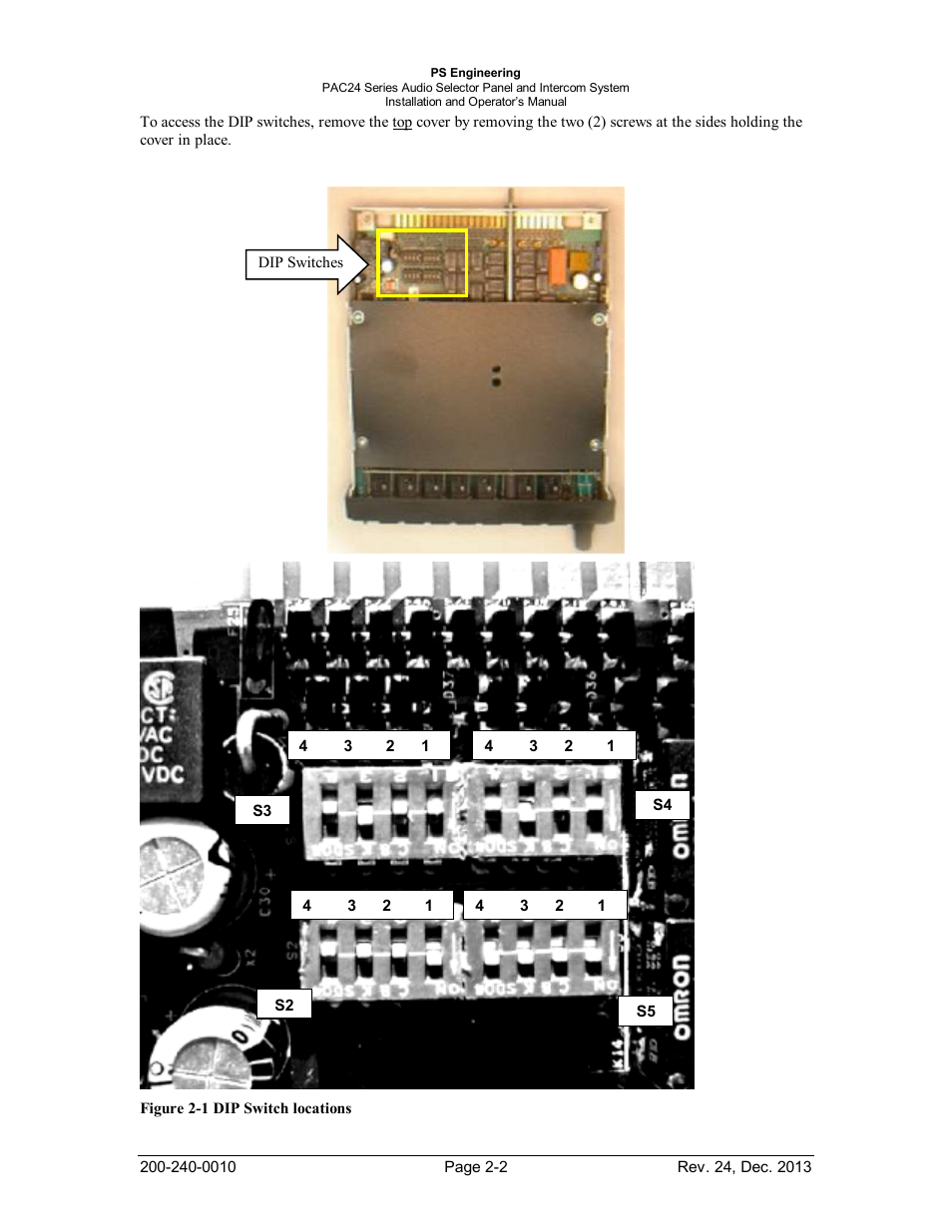 PS Engineering PAC24 Installation Manual User Manual | Page 9 / 41
