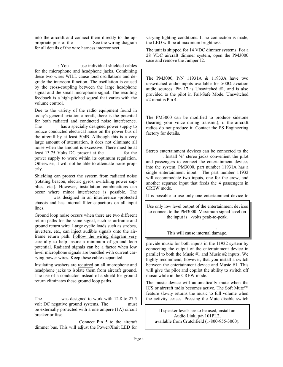 PS Engineering PM3000 Installation Manual User Manual | Page 4 / 12