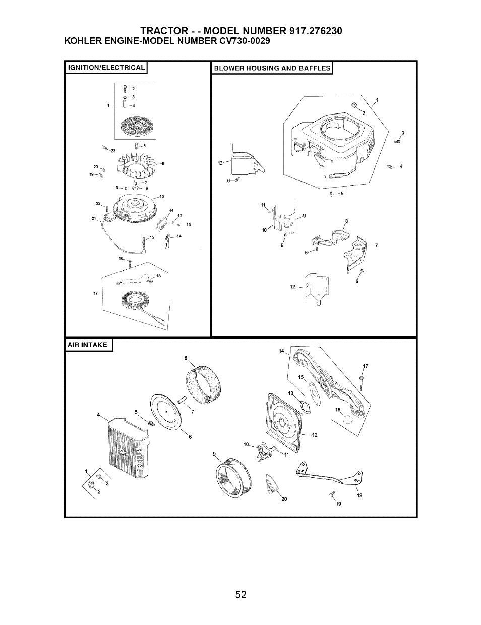 Craftsman 917.276230 User Manual | Page 52 / 60