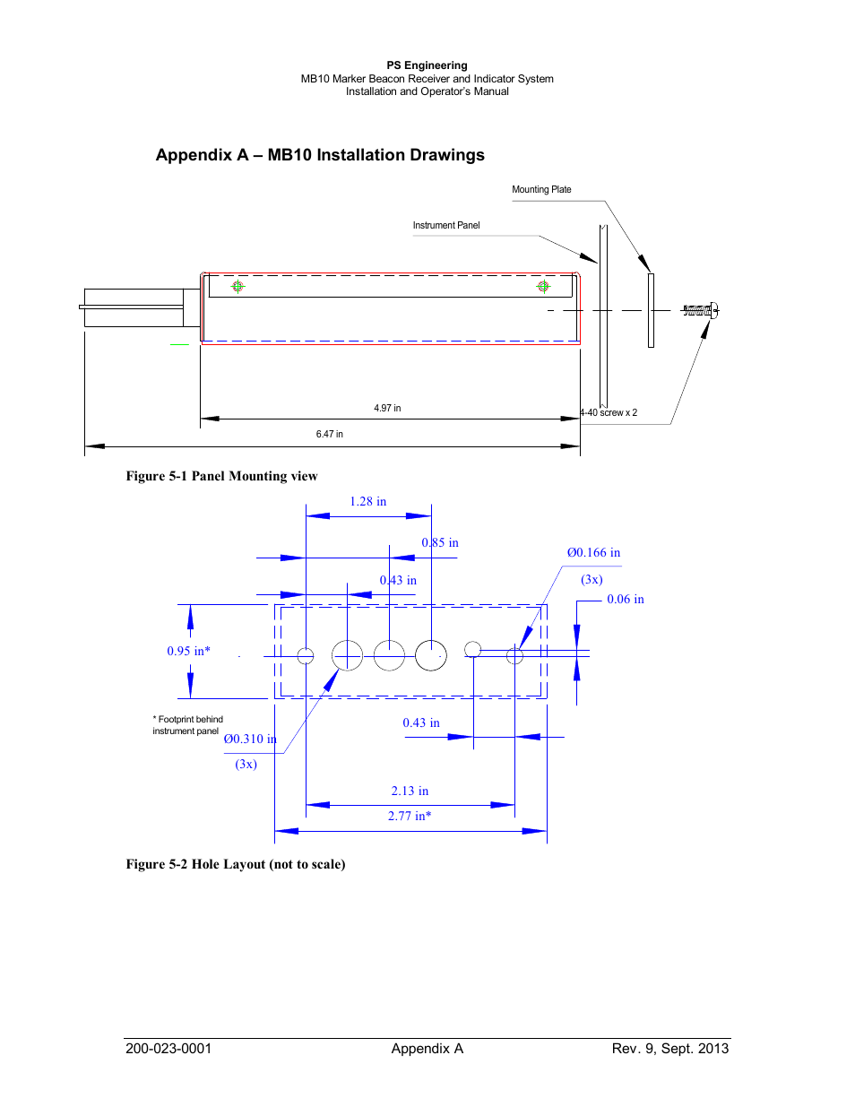 Appendix a – mb10 installation drawings | PS Engineering MB-10 Installation Manual User Manual | Page 11 / 15