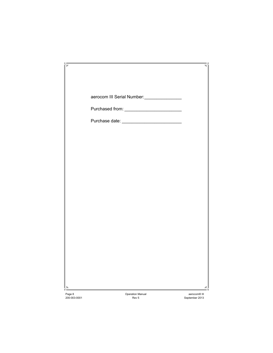 PS Engineering Aerocom III User Manual | Page 8 / 8