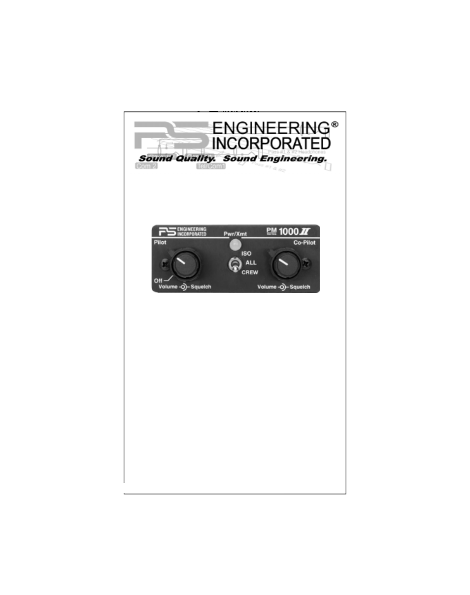 PS Engineering PM1000II Pilot’s Guide User Manual | 8 pages
