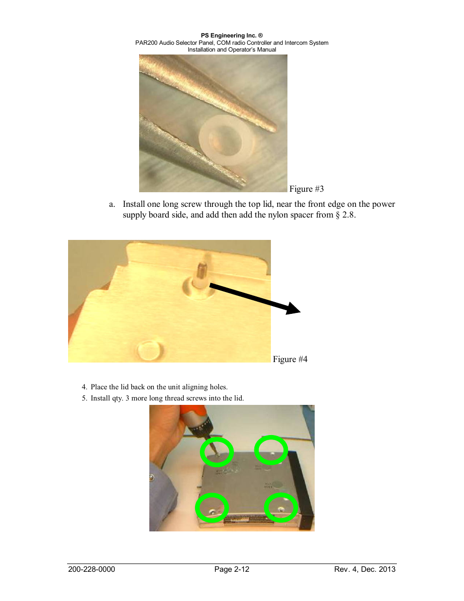 PS Engineering PAR200 User Manual | Page 19 / 43