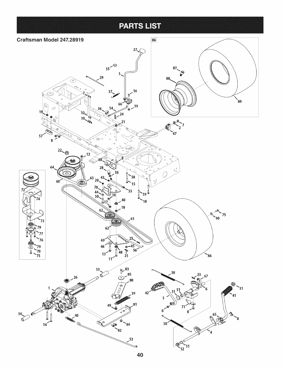 Craftsman 247.28919 User Manual | Page 40 / 92