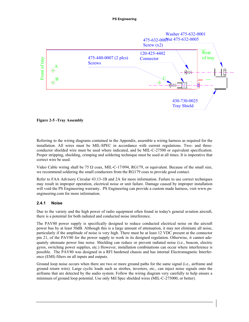PS Engineering PAV80 Installation Manual User Manual | Page 12 / 36