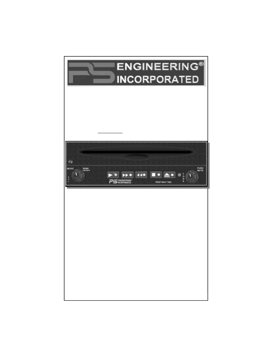 PS Engineering PCD7100-P Pilot’s Guide User Manual | 4 pages