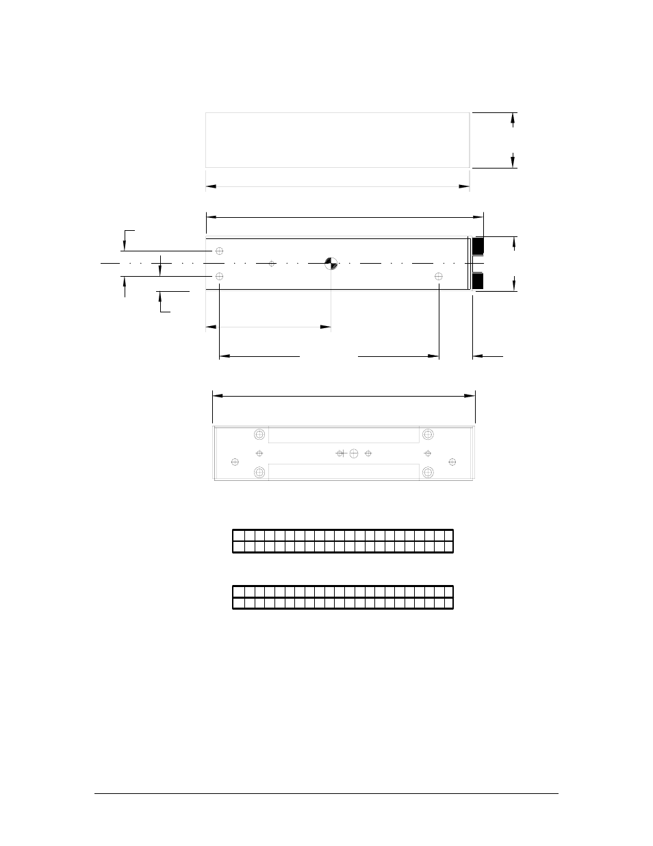 Appendix b- installation drawing, J1 (bottom) j2 (top), Connector viewed from the rear | PS Engineering PMA6000M-S User Manual | Page 26 / 31