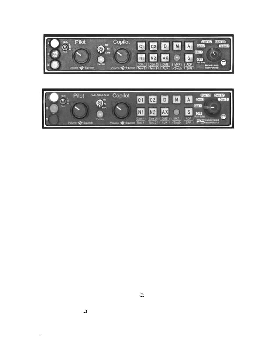 PS Engineering PMA6000M-C Installation Manual User Manual | Page 5 / 28