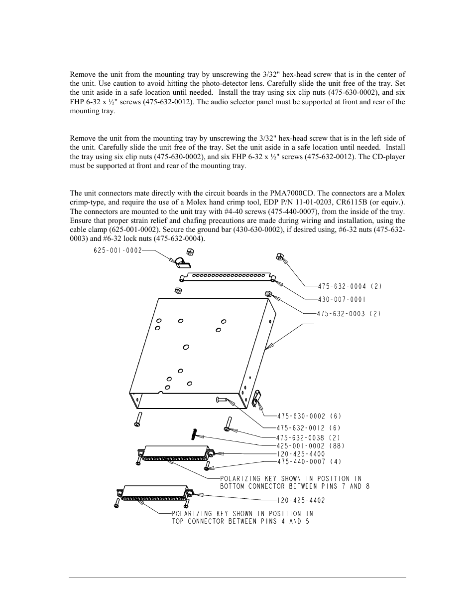 PS Engineering PMA7000CD Installation Manual User Manual | Page 10 / 41