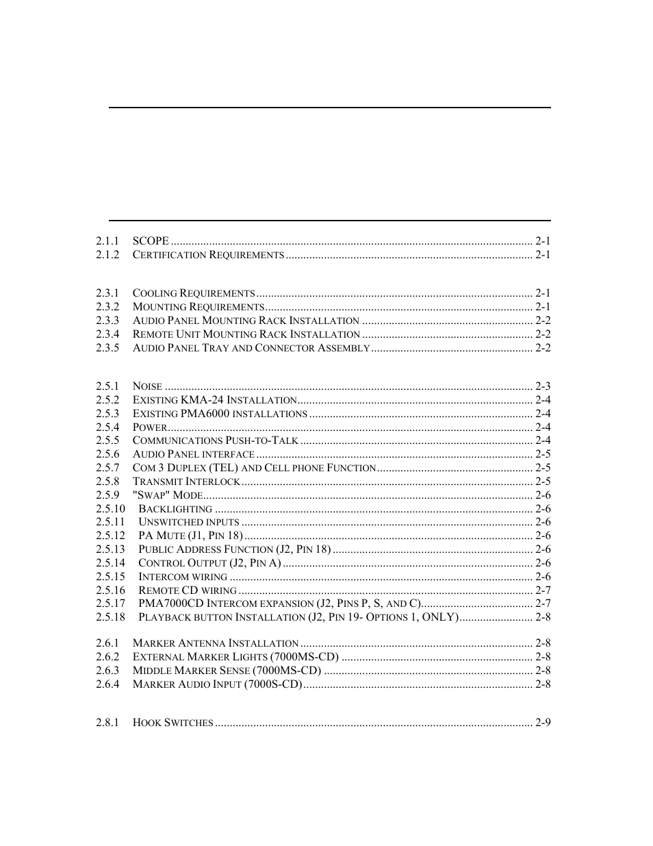 PS Engineering PMA7000CD Installation Manual User Manual | Page 2 / 41