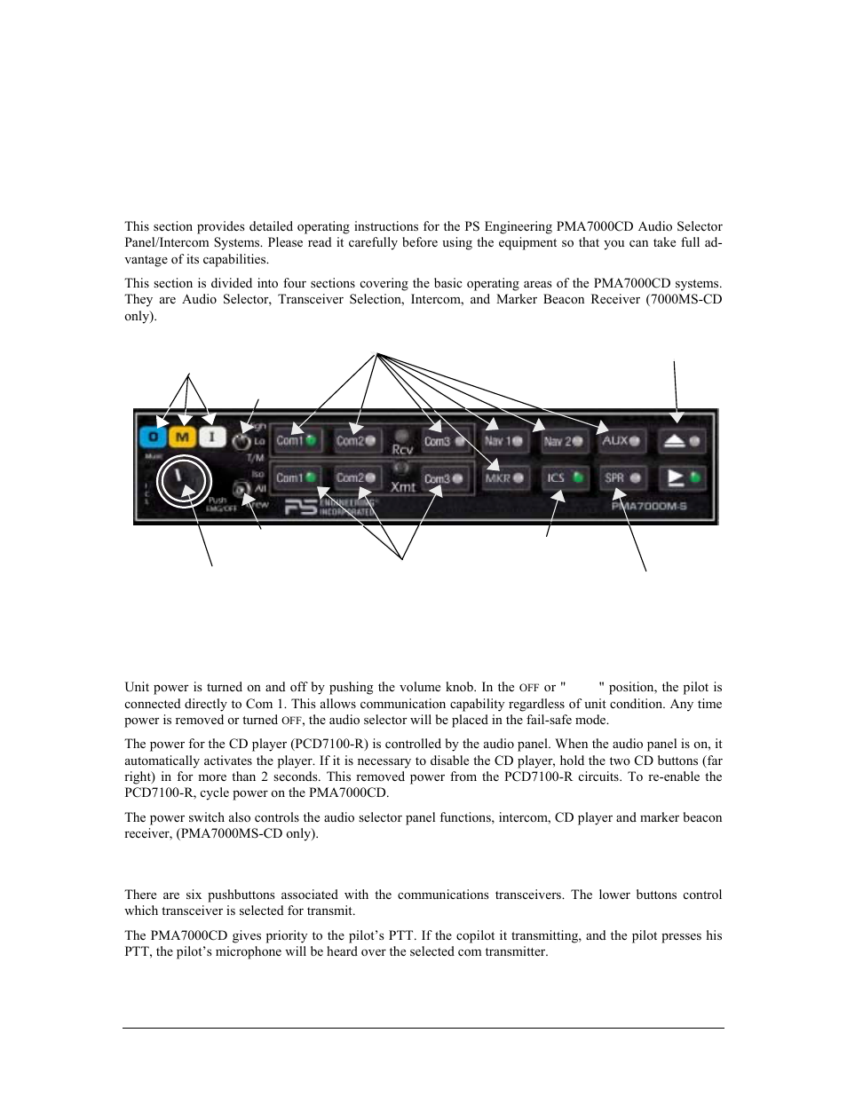 PS Engineering PMA7000CD Installation Manual User Manual | Page 21 / 41