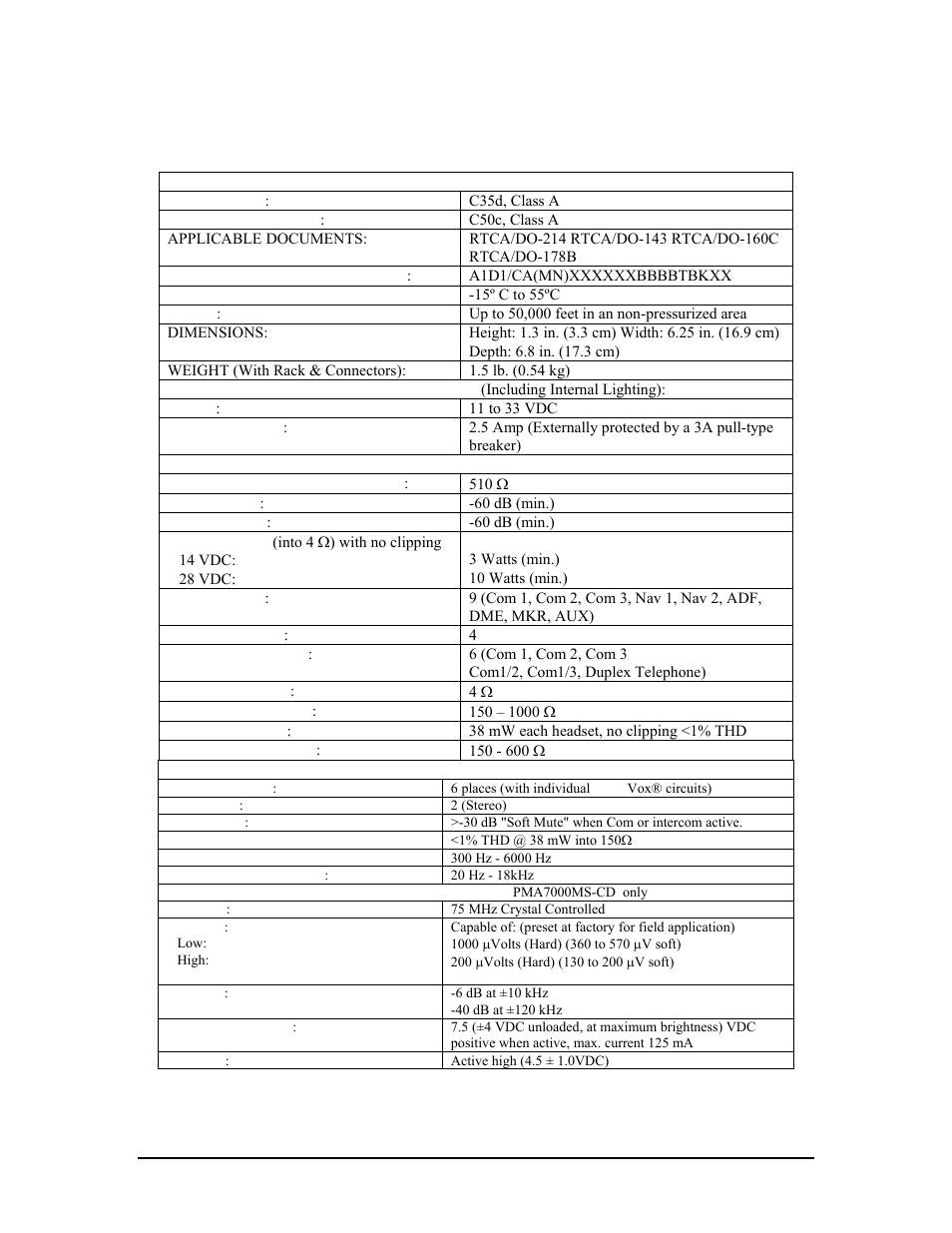 PS Engineering PMA7000CD Installation Manual User Manual | Page 6 / 41