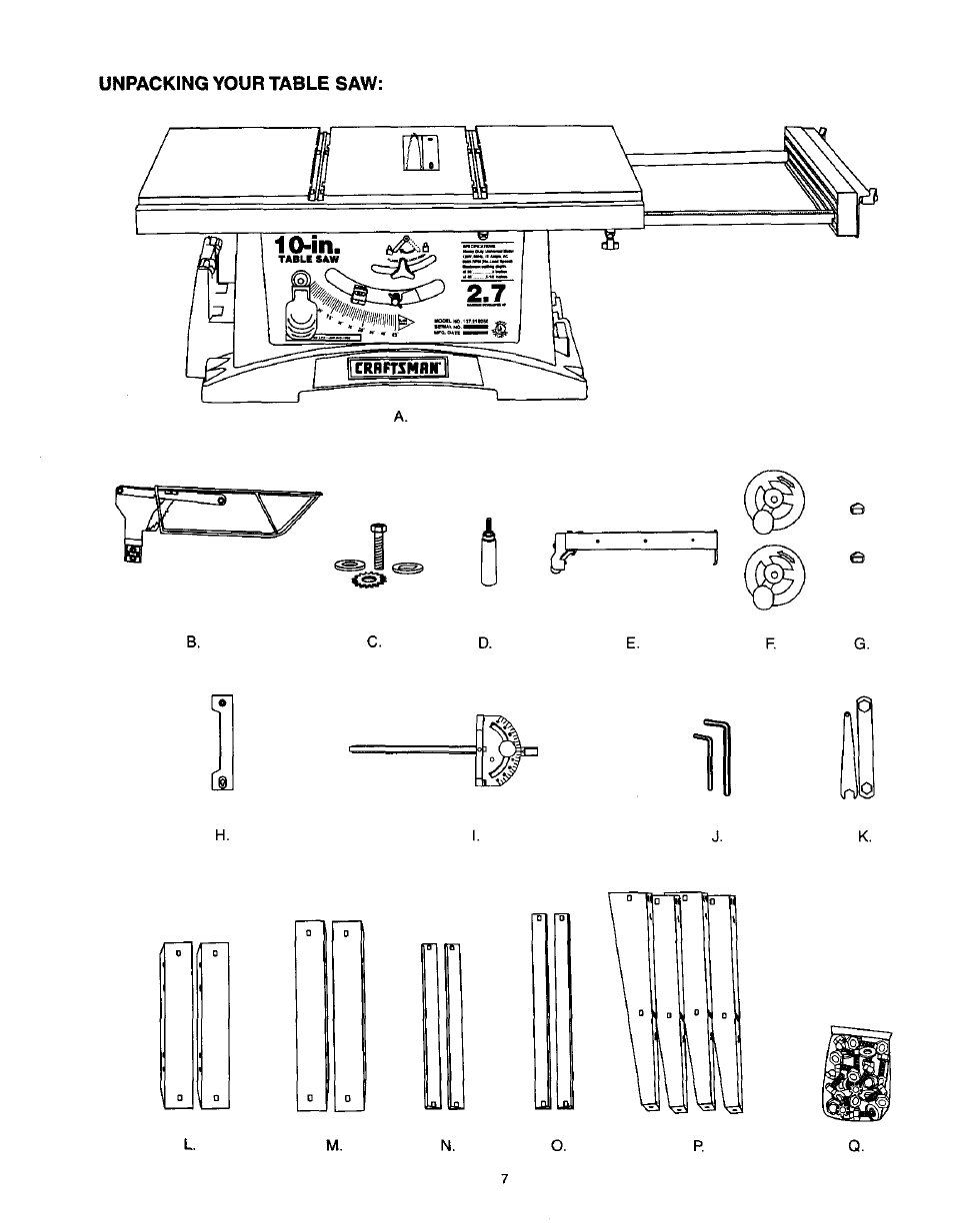 Craftsman 137.218250 User Manual | Page 7 / 36