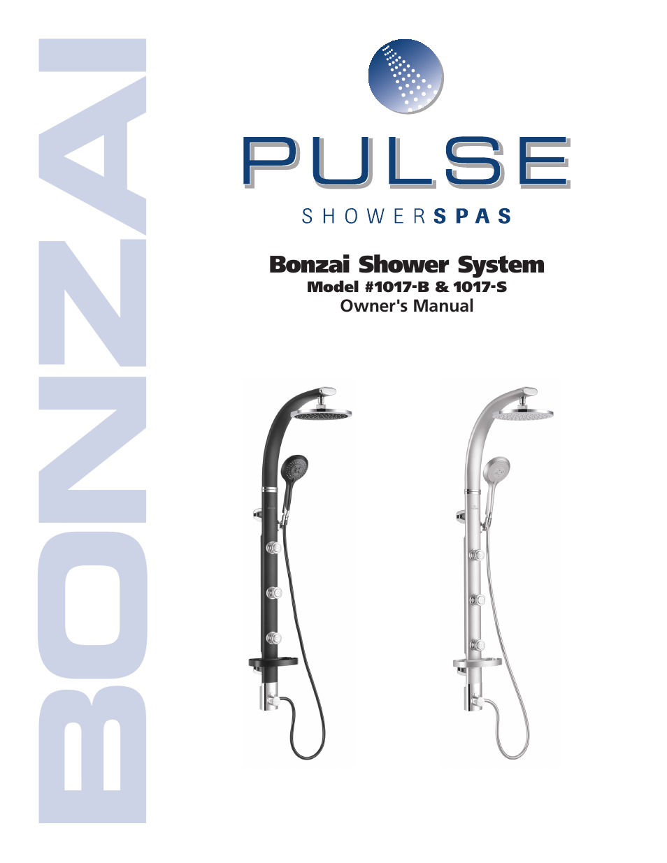 PULSE ShowerSpas 1017 Bonzai User Manual | 4 pages