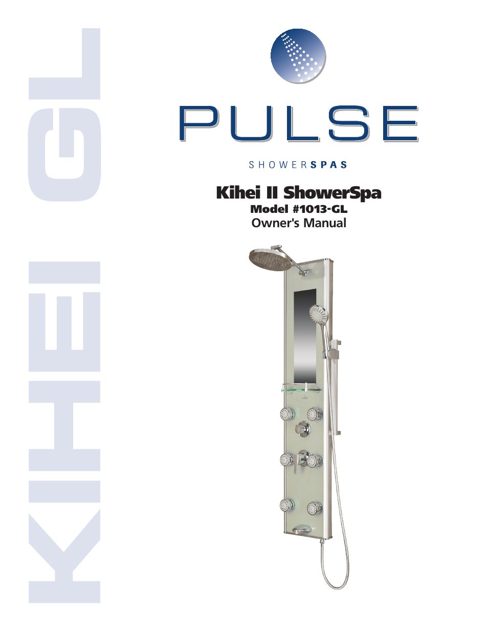 PULSE ShowerSpas 1013-GL Kihei II User Manual | 8 pages