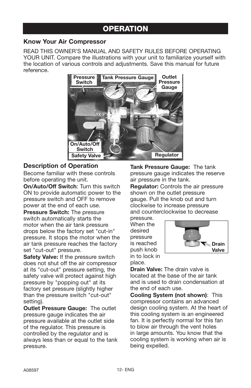 Operation | Craftsman 919.16644 User Manual | Page 12 / 44