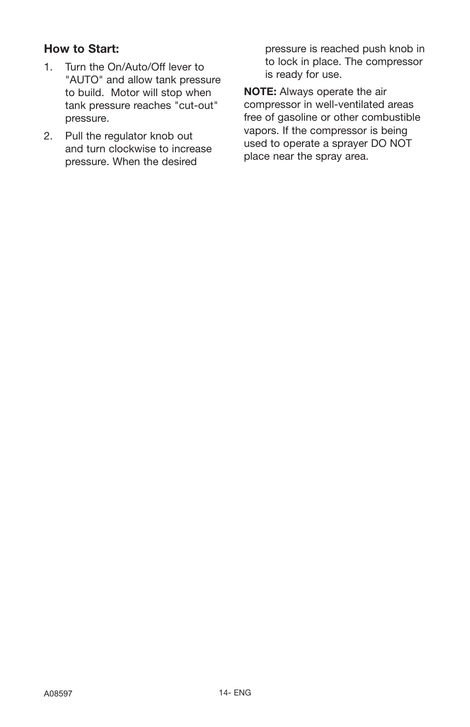 How to start | Craftsman 919.16644 User Manual | Page 14 / 44