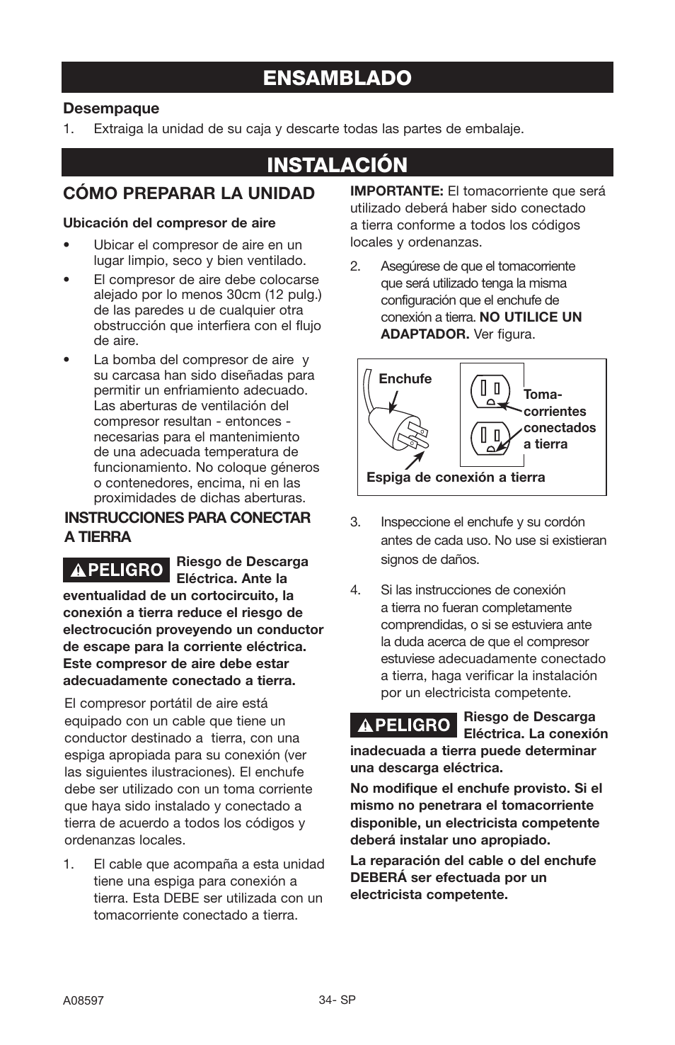 Instalación, Ensamblado, Cómo preparar la unidad | Craftsman 919.16644 User Manual | Page 30 / 44