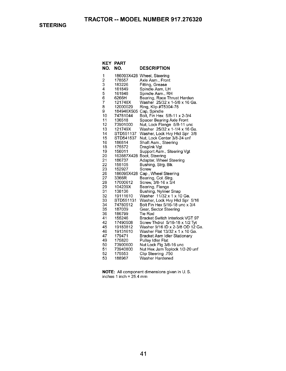 Craftsman 917.276320 User Manual | Page 41 / 56