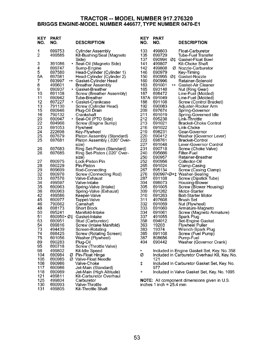 Craftsman 917.276320 User Manual | Page 53 / 56