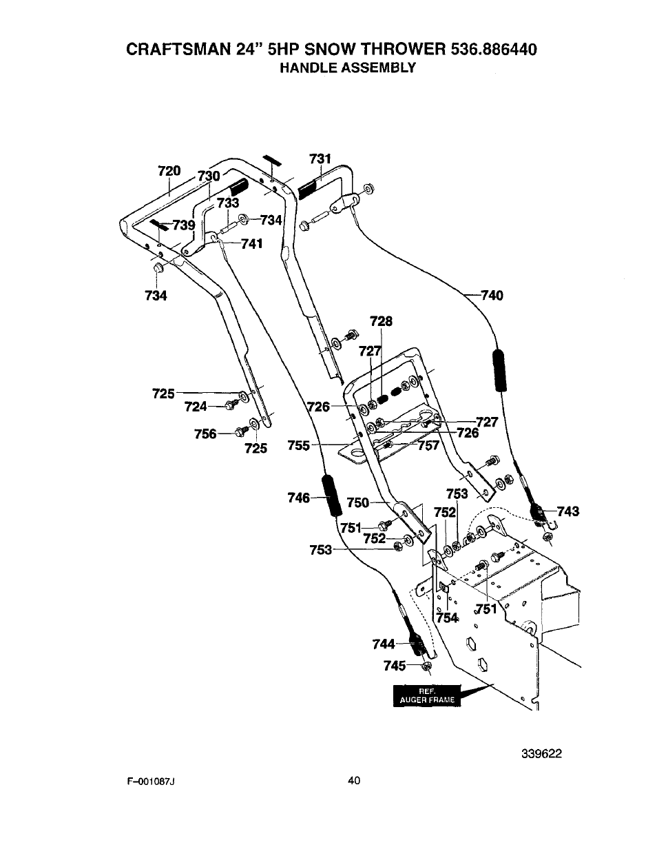 Craftsman 536.886440 User Manual | Page 40 / 54