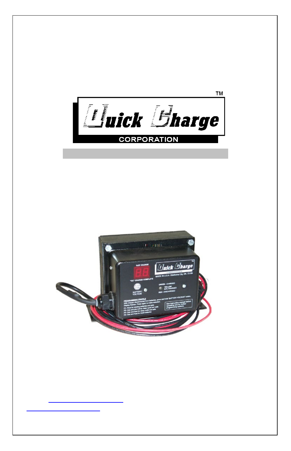Quick Charge SCOXU User Manual | 12 pages