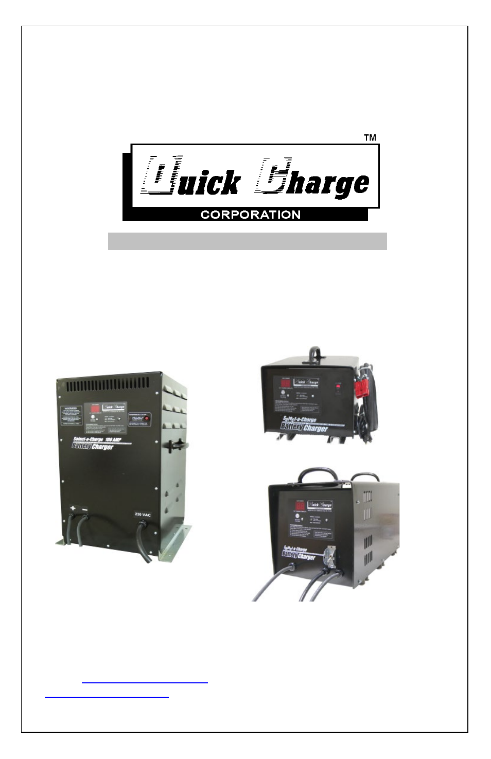 Quick Charge SCX User Manual | 12 pages