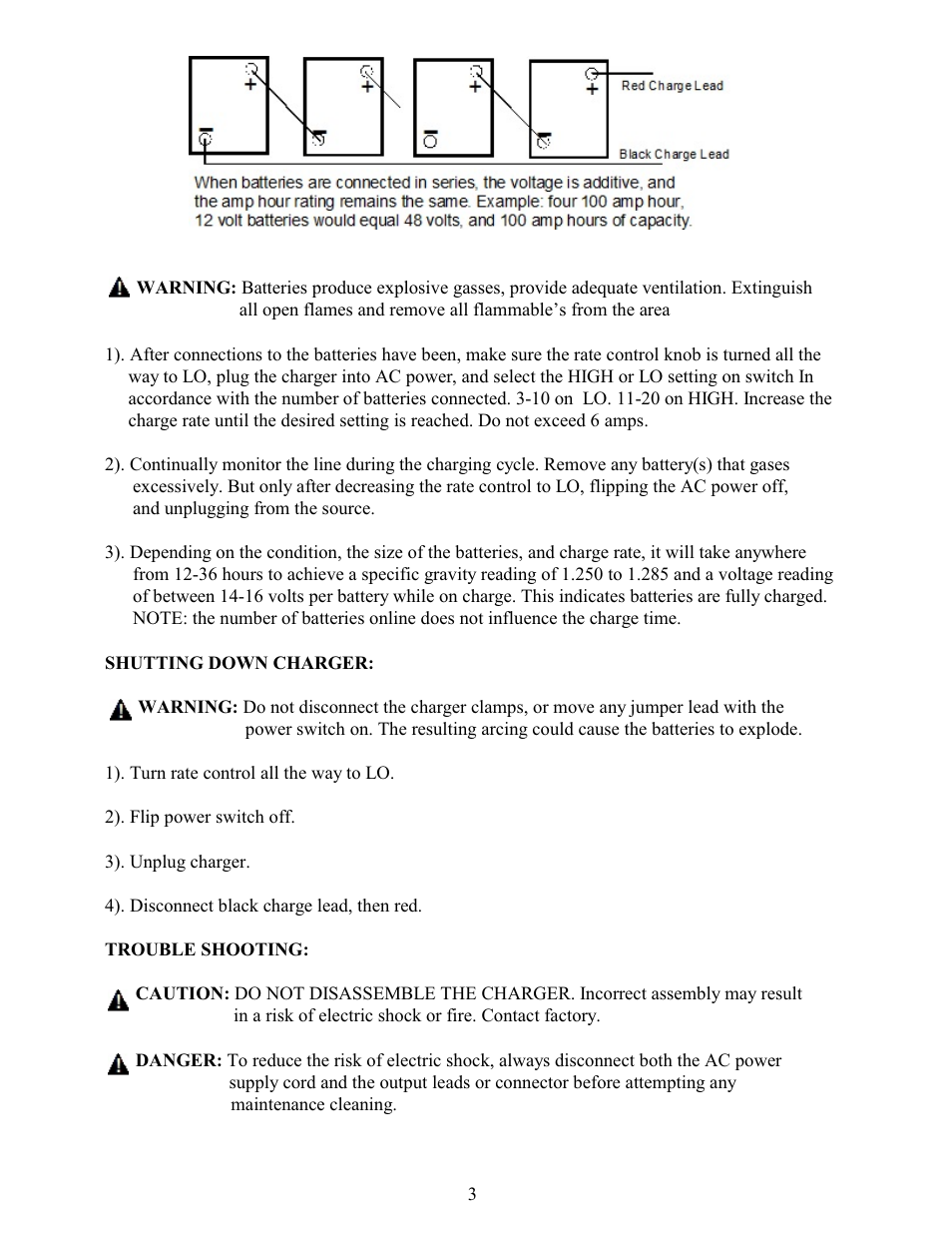 Quick Charge QPAX36-240V/6A User Manual | Page 3 / 4