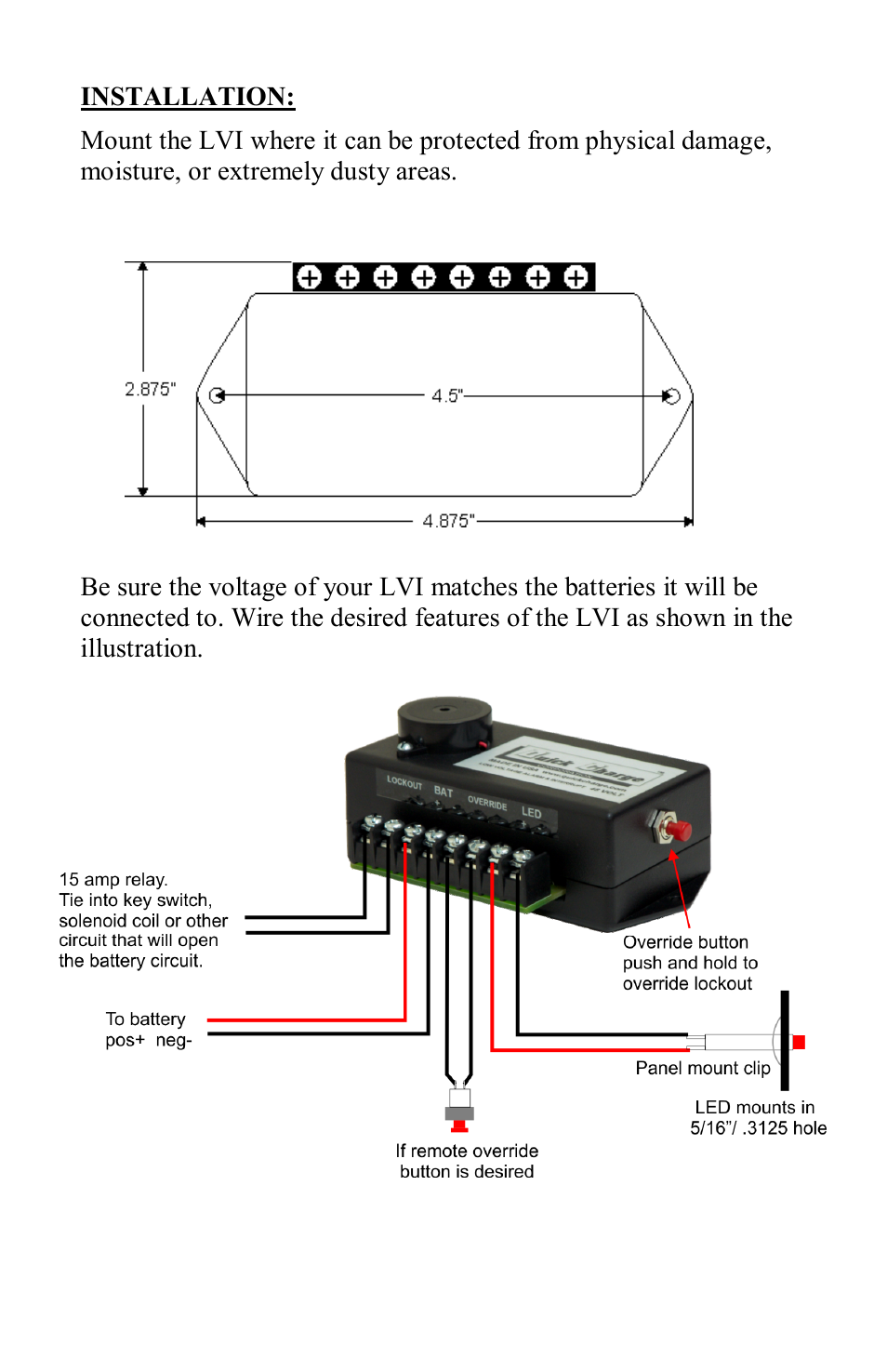 Quick Charge LVI User Manual | Page 2 / 4