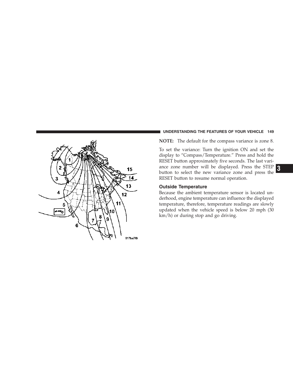 Outside temperature | Ram Trucks 2007 3500 (Diesel) User Manual | Page 149 / 552